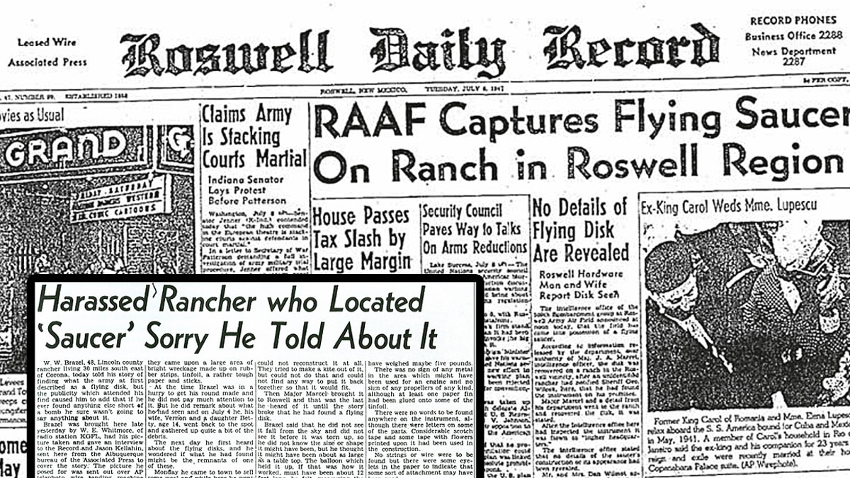 Roswell UFO daily news