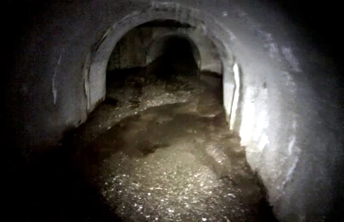Bermuda triangle underground tunnel