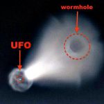 UFO sightings in Russia, which may be a giant UFO arriving on Earth through a wormhole